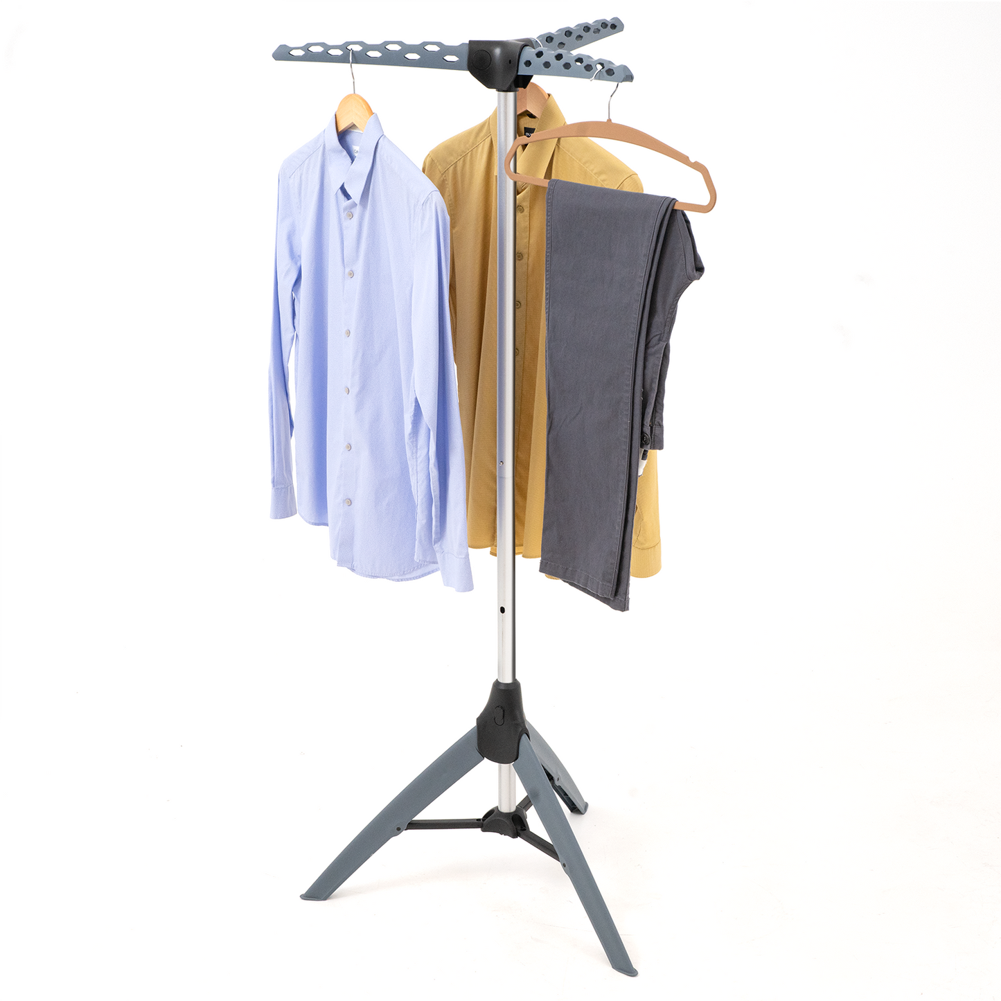Séchoir à Linge, Séchoir à Linge Pliable Robuste, Porte Cintres à Bras, Tatkraft Pine