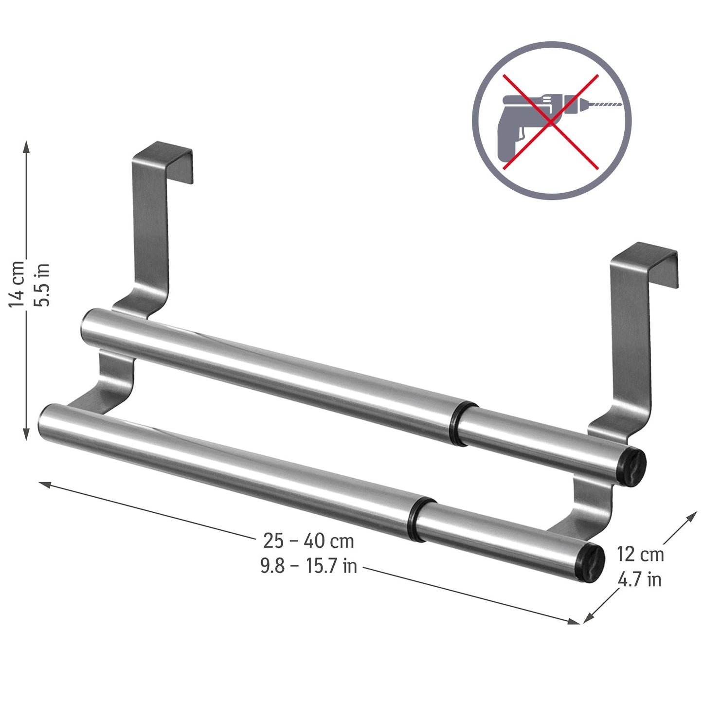 Toallero Extensible Doble, 2