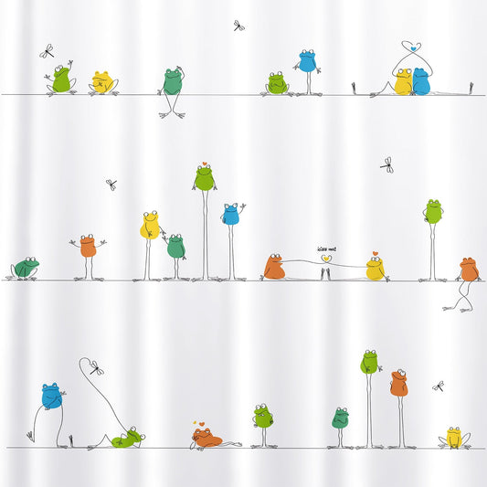 Tenda da doccia, in poliestere, 12 anelli