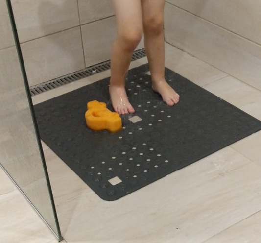 Tapis de Douche Antidérapant Senior, Tapis Douche Italienne, Tapis de Douche, Tapis Baignoire Antidérapant, Tatkraft Detail Noir 2