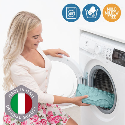 Tappetino vasca da bagno antiscivolo, tappetino da doccia, blu, Tatkraft Secure, 3