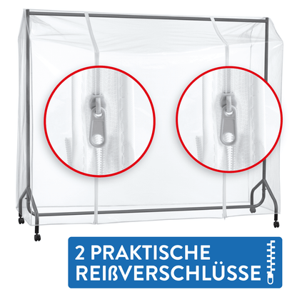 Abdeckung Kleiderständer, Schutzhülle für Kleiderständer, Abdeckung für Kleiderständer, Transparent, Tatkraft BIG, 5