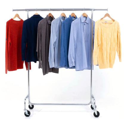 Heavy Duty Clothes Rail, 130 kg, Industrial Clothes Rail, Extendable Clothes Rail, Clothes Rail on Wheels, Tatkraft Didrik, 8