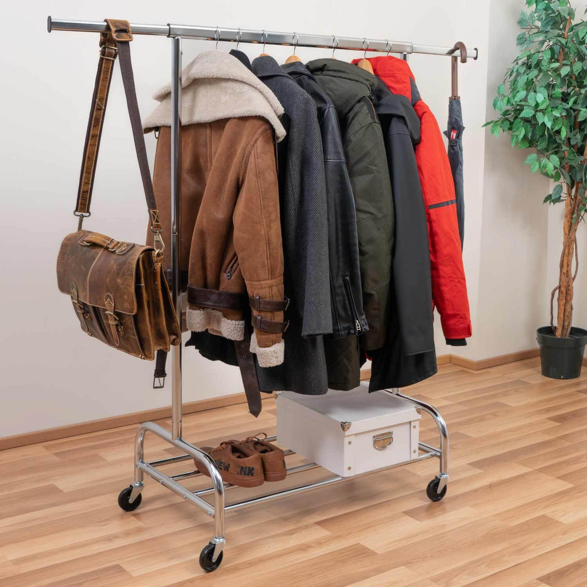 Kleiderständer Stabil, bis 100 KG, Tatkraft Tiger –