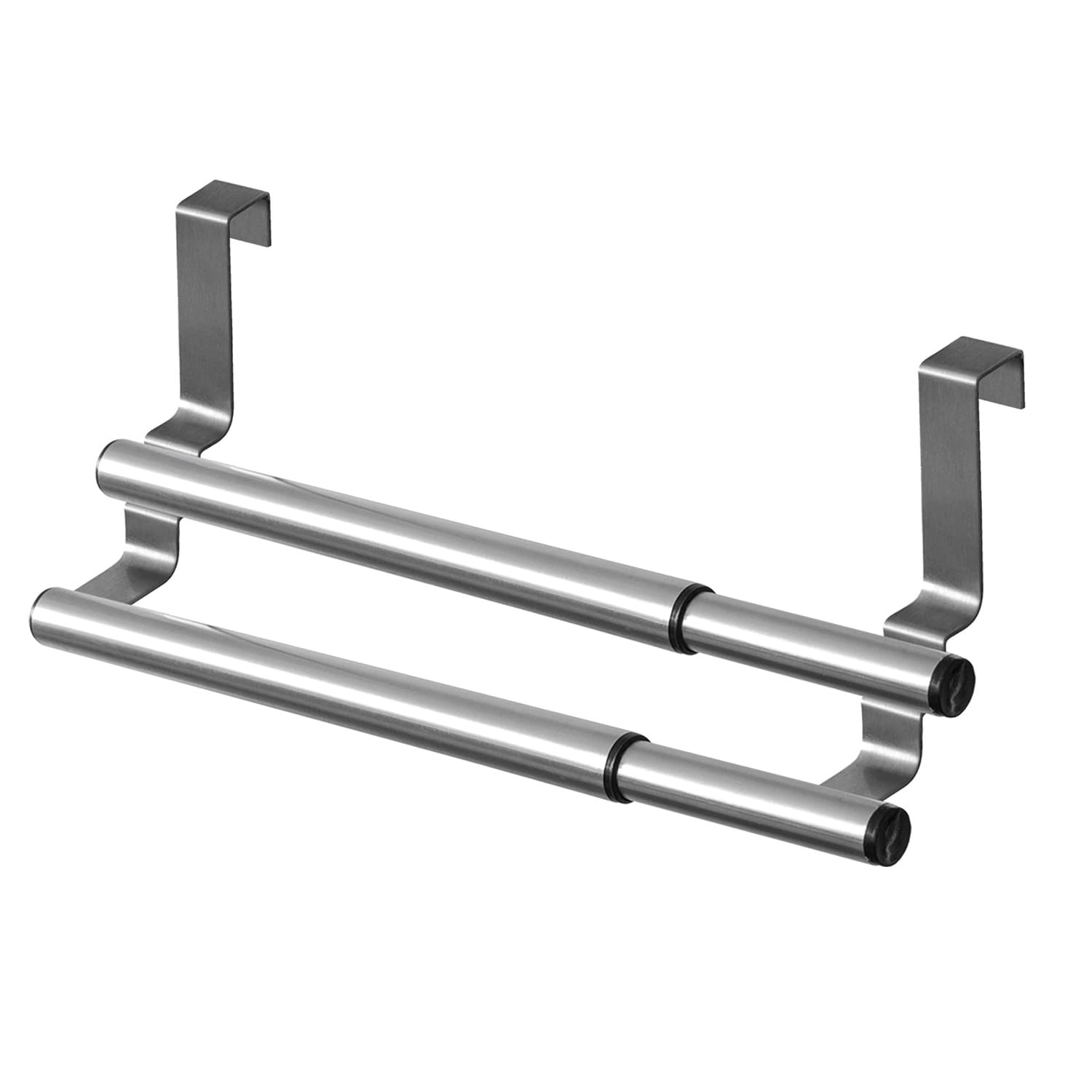 Extendable Over Cabinet Door Towel Rail, 25-40cm, Tatkraft Double