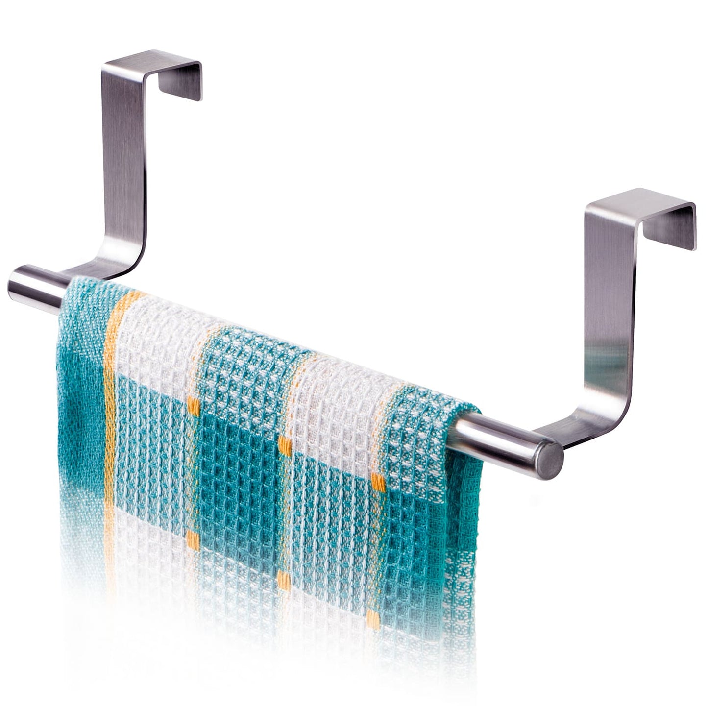 Over the Door Towel Rail Stainless Steel, Tatkraft Horizon