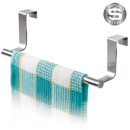 Over the Door Towel Rail Stainless Steel, Tatkraft Horizon, 2