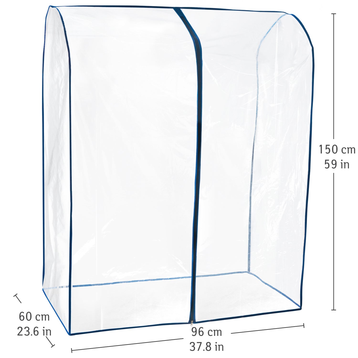 Soft Clear Clothes Rail Garment Rack Cover, Tatkraft Screen, 1