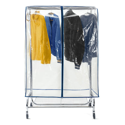 Soft Clear Clothes Rail Garment Rack Cover, Tatkraft Screen, 5