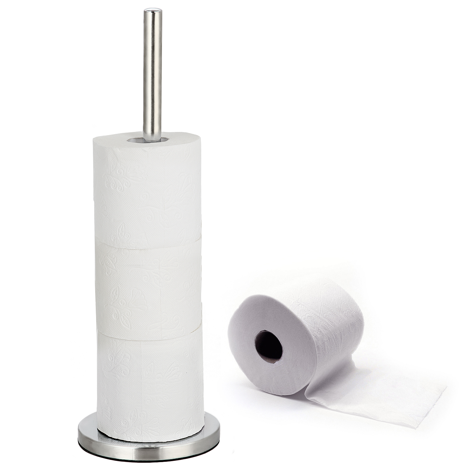 Toilet Paper Roll Holder Tatkraft Kiara Toilet Paper Stand Storage 
