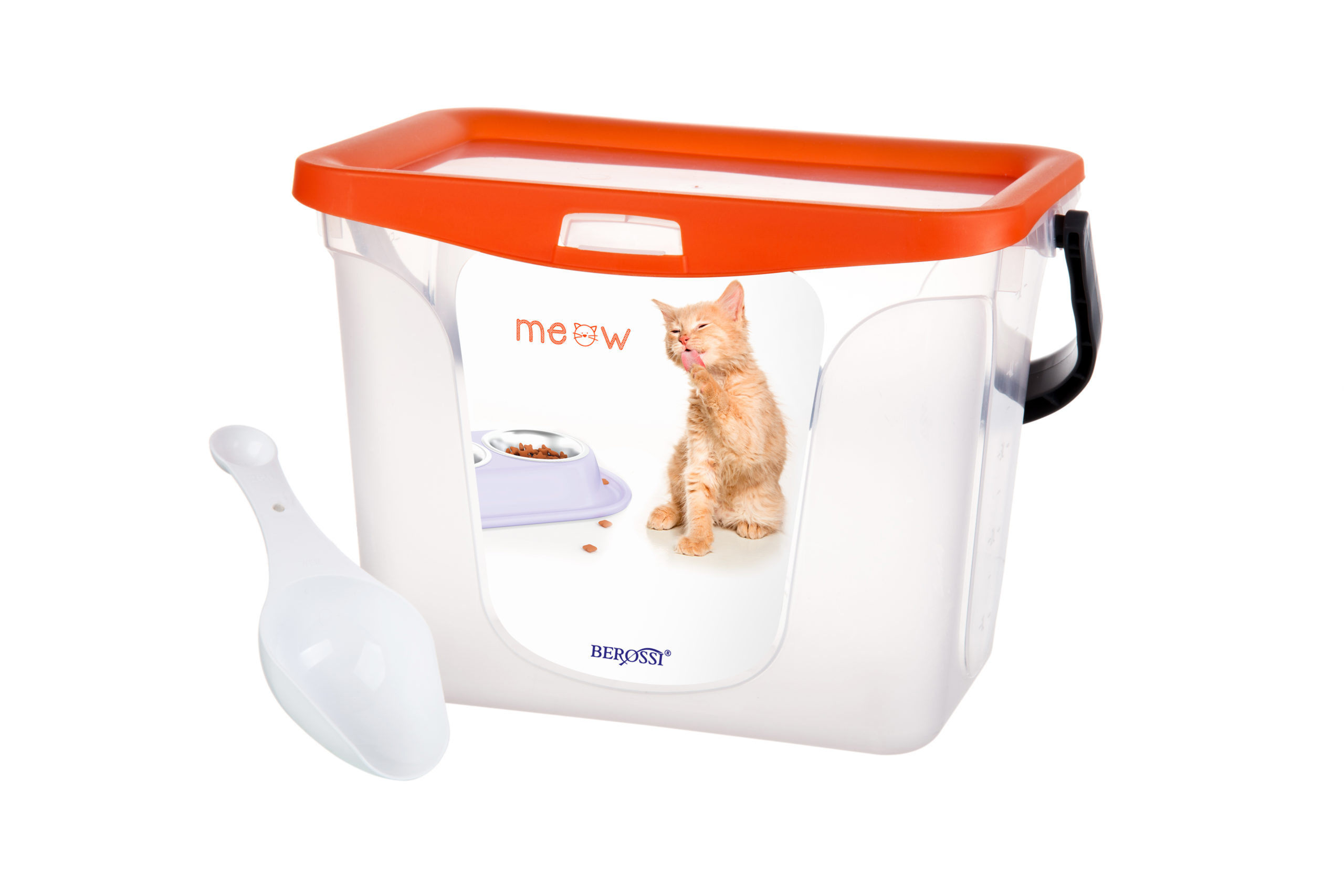 AC 37540000 Емкость для корма животных 6 л (мандарин) tangerine cat